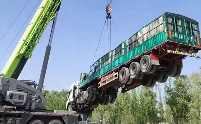 黄岛区道路脱困救援案例